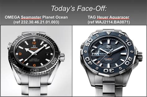 tag heuer aquaracer calibre 5 vs omega seamaster|tag heuer omega vs eta.